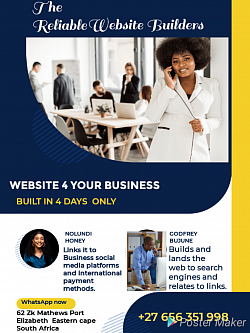 Godfrey the website builder +27 791 697 818